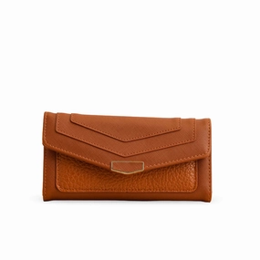 Outdoor Sports Easy Access Brown Casual Wallet For Women P70980