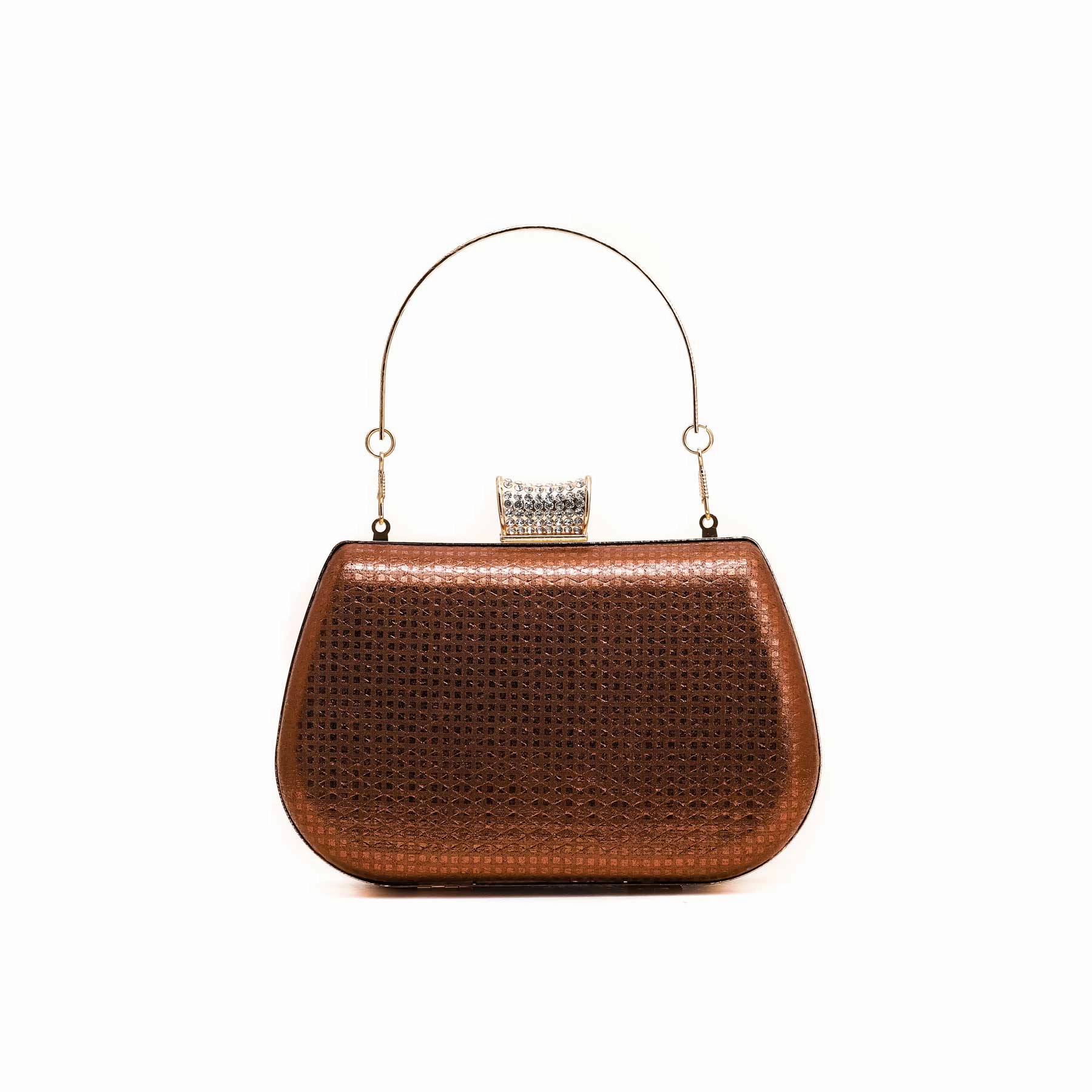 Brown Fancy Clutch P15375 Stylish Expression Everyday Travel