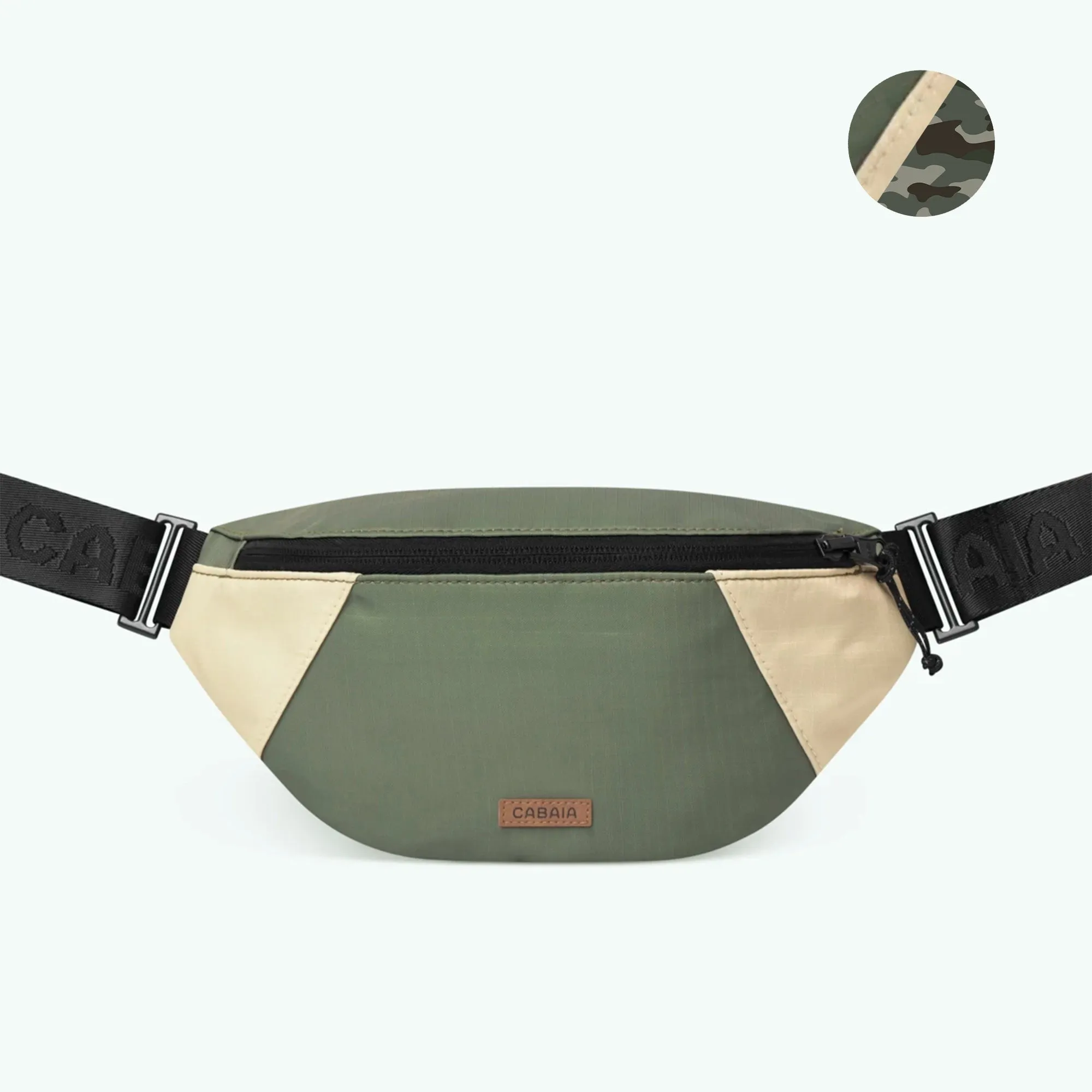 Compact Form travel mode Bum bag Small Vila Verde