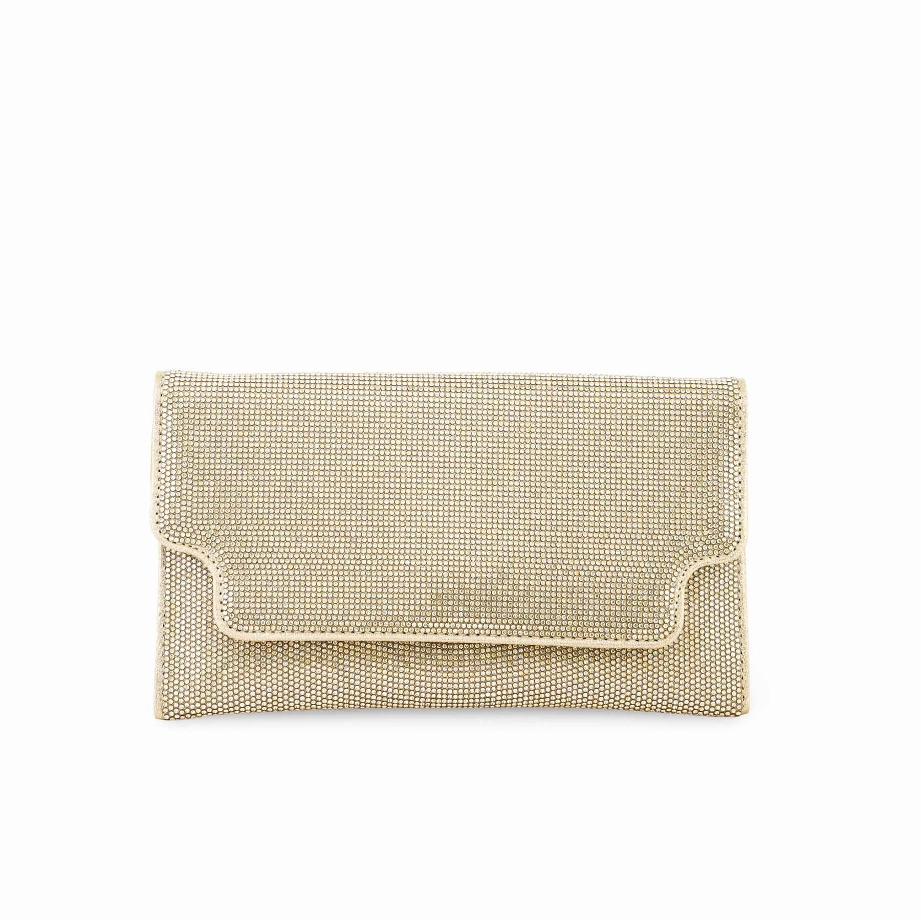 Durable Strength Golden Bridal Clutch P24351