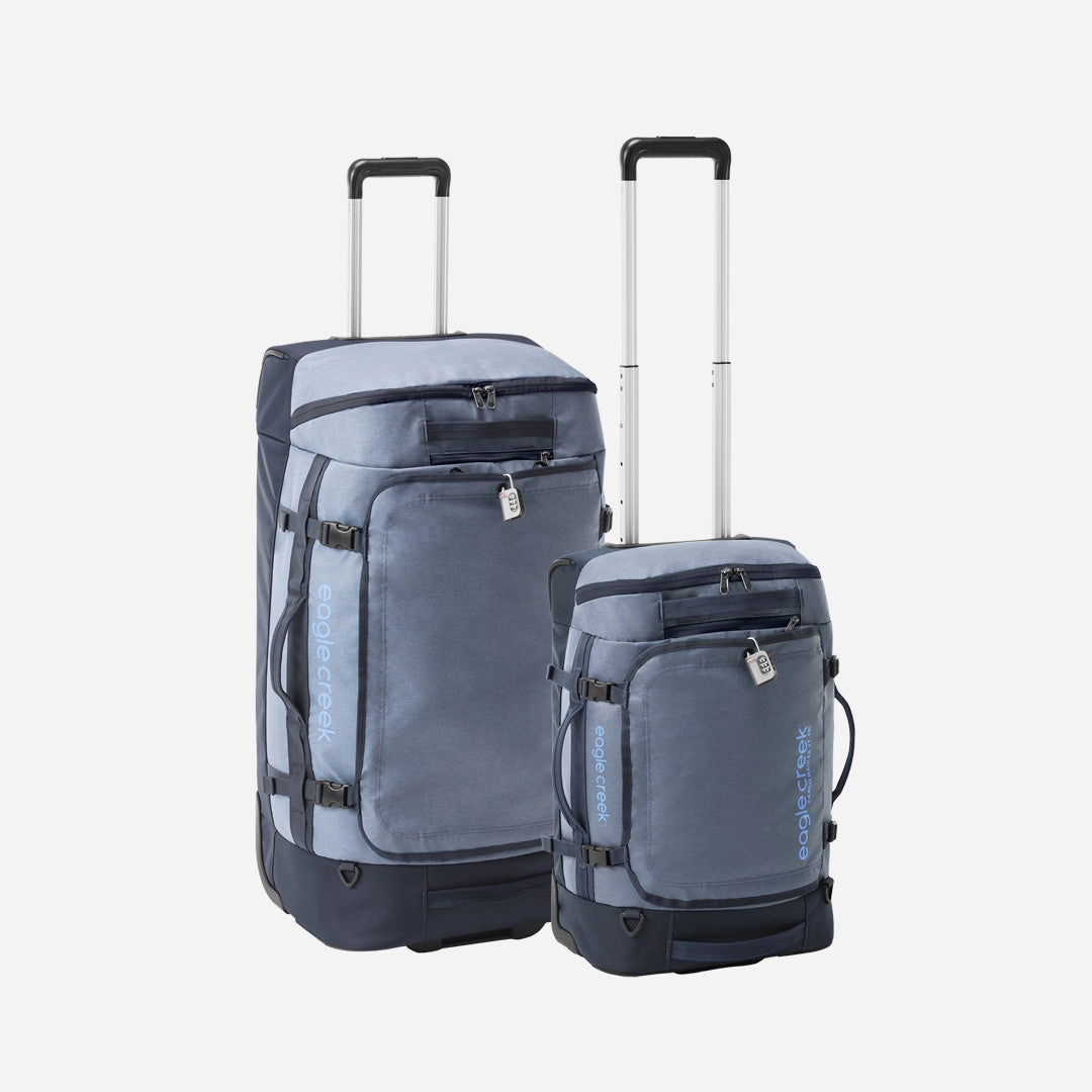 Efficient Packing Desert Hike Cargo Hauler XT International Wheeled Duffel Set