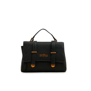 Street Style Black Formal Shoulder Bag P36148