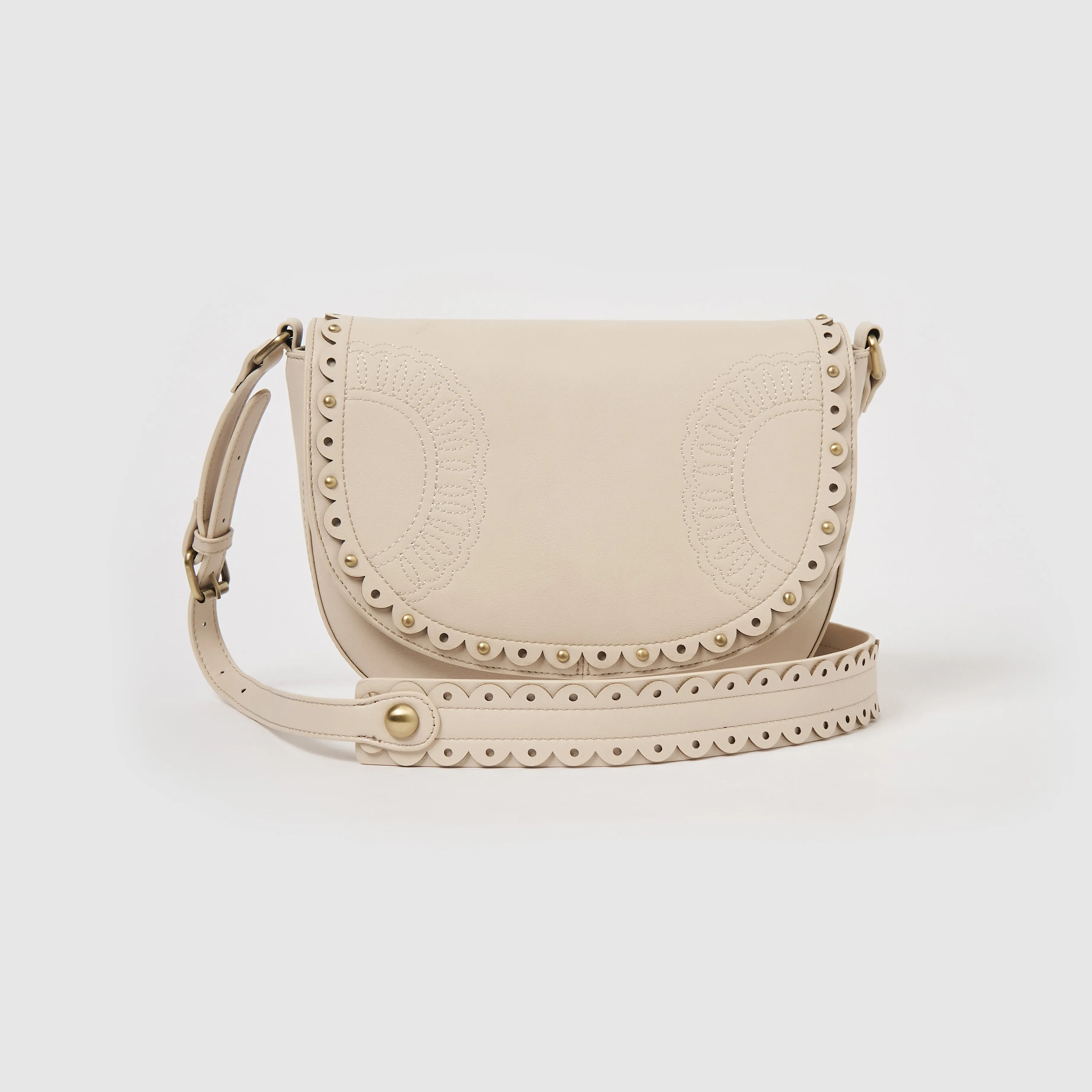 Unity Crossbody - Cream Versatile Urban Fashion