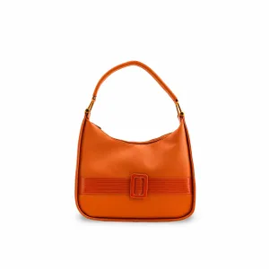 Orange Formal Shoulder Bag P36382 Elegant Look Travel Essential