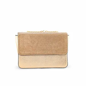 Eco-Conscious Choice Luxury Texture Champagne Fancy Shoulder Bag P55615
