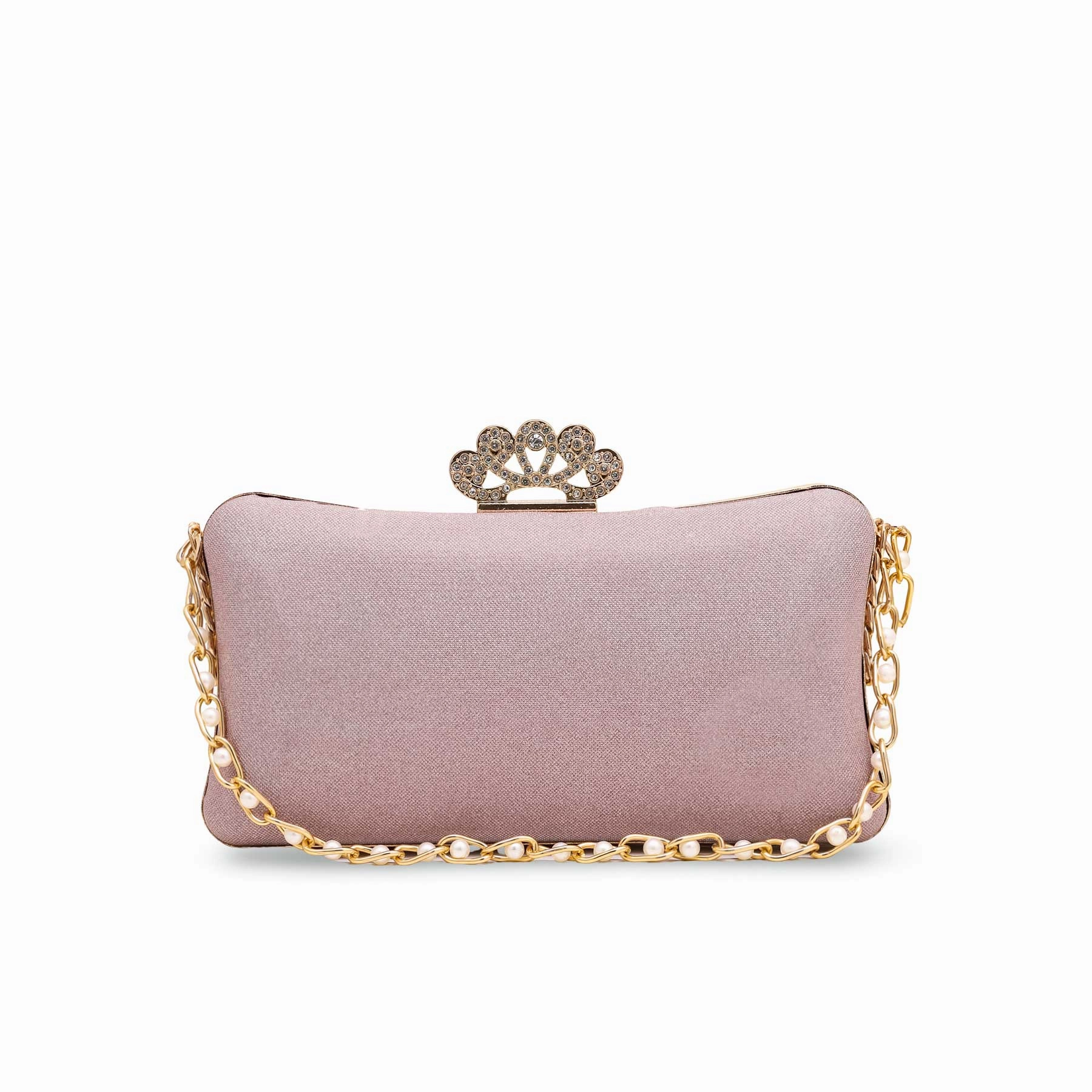 Champagne Fancy Clutch P15364 Functional Storage Bag