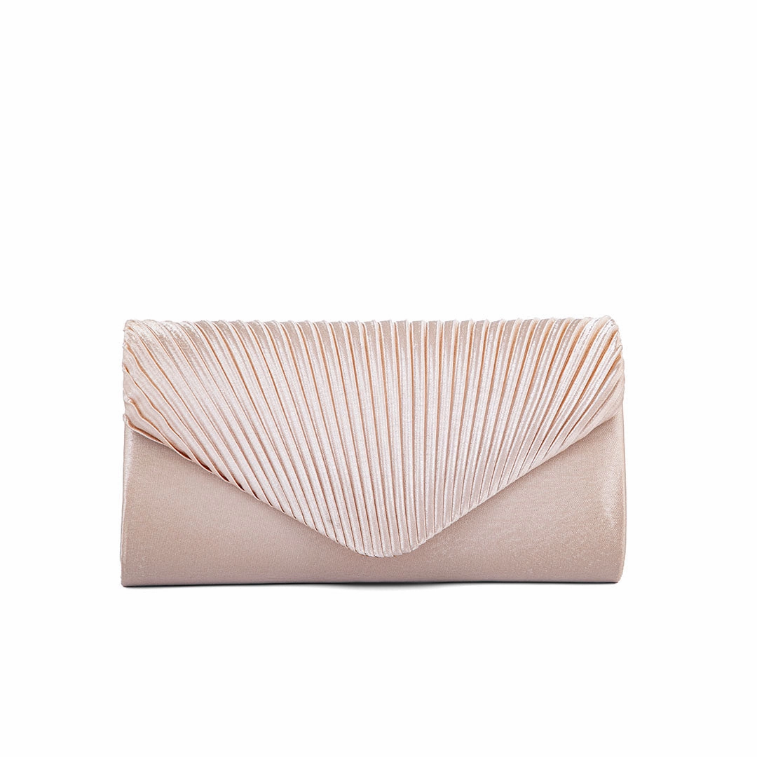 Sleek Utility Champagne Fancy Clutch P24143