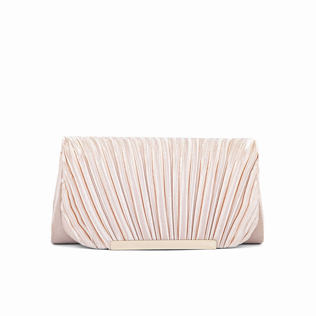 Weekend Companion Elegant Function Champagne Fancy Clutch P24144
