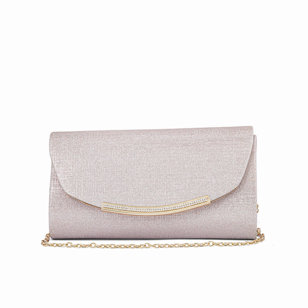 Modern Design Work Organizer Champagne Fancy Clutch P24173