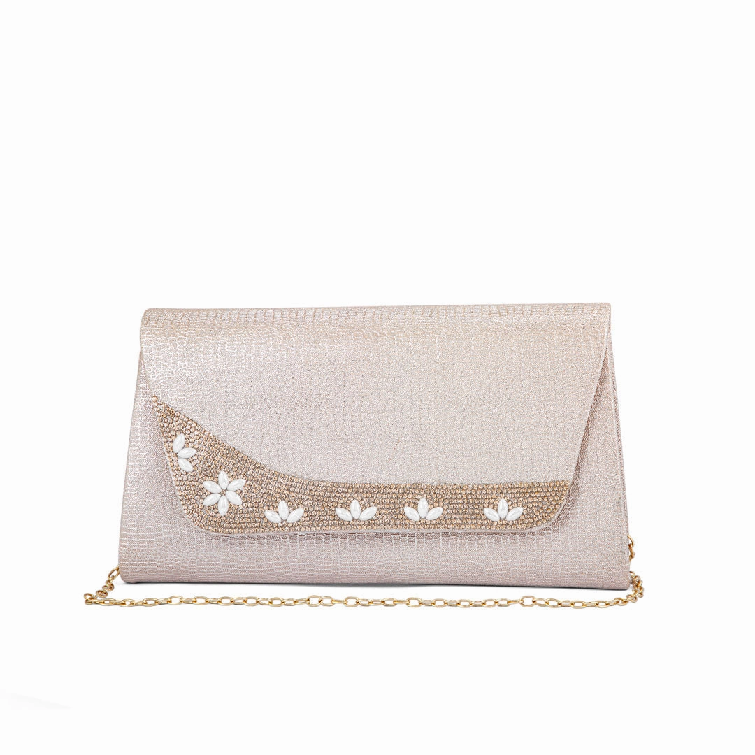 Travel Lifestyle Champagne Fancy Clutch P24174
