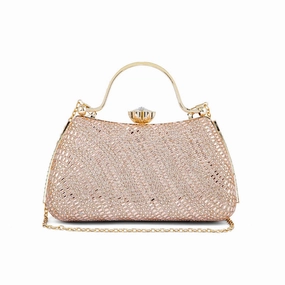 Light Daily Bag Champagne Fancy Clutch P24186