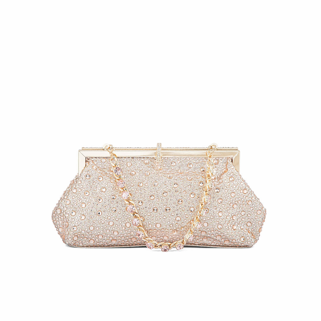 Casual Companion ChamPagne Fancy Clutch P24195
