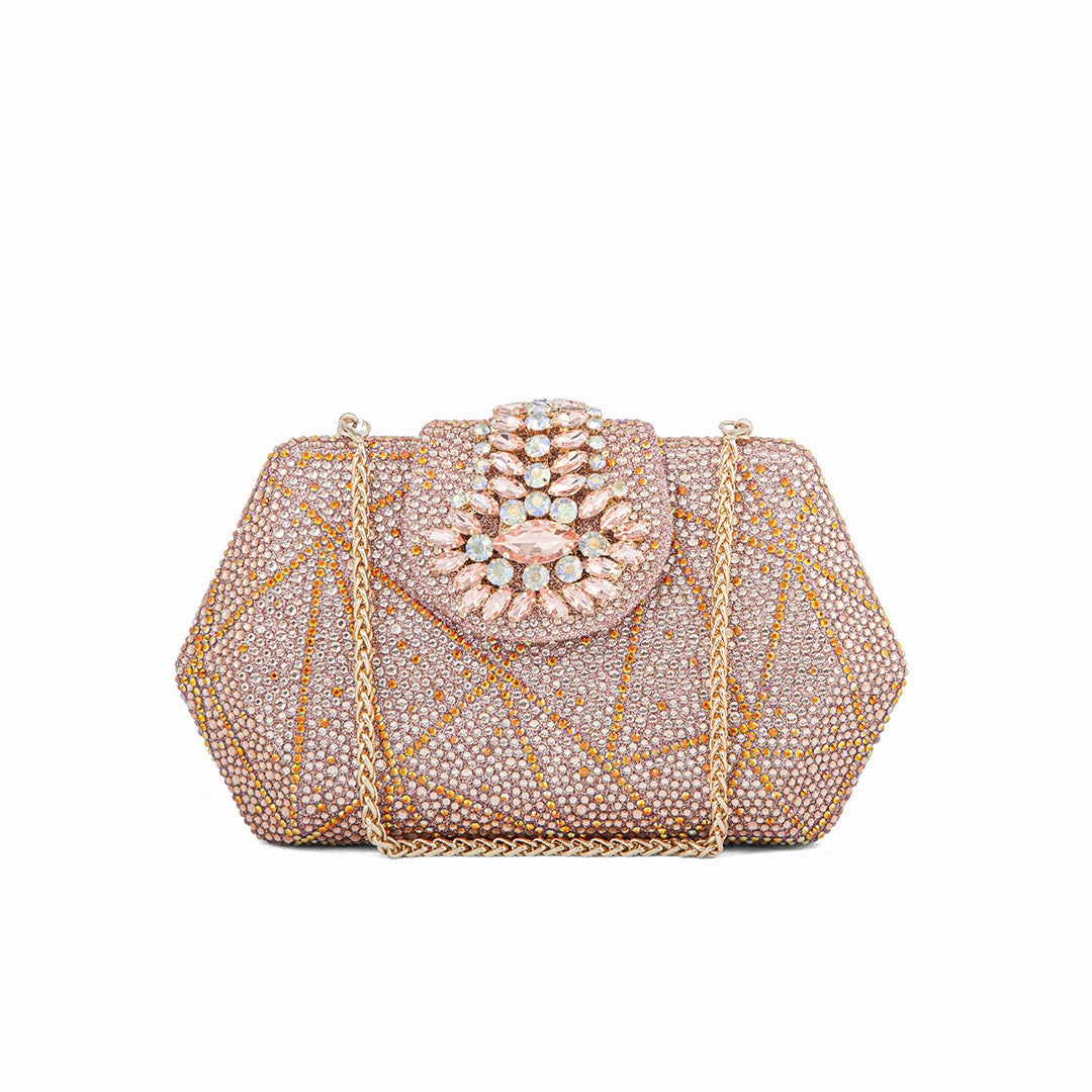 Modern Lifestyle ChamPagne Fancy Clutch P24202