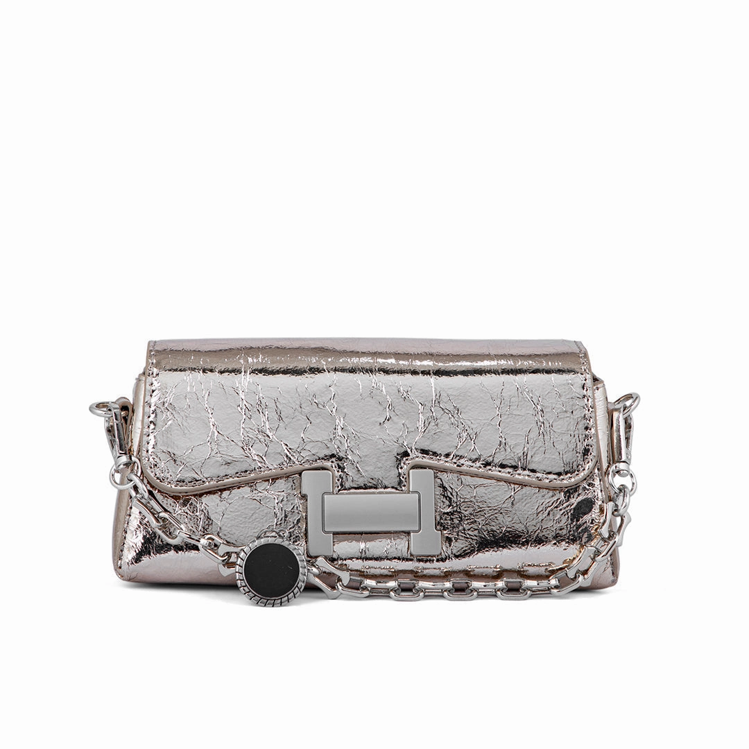 Champagne Formal Clutch P24126 Elegant Finish Functional Design