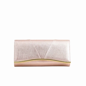 Business Travel Stylish Journey Champagne Formal Clutch P24220