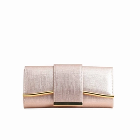 Champagne Formal Clutch P24221 Everyday Necessity Travel Companion