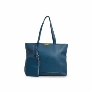 Blue Women Formal Shoulder Bag P36222 Business casual Classic Daily