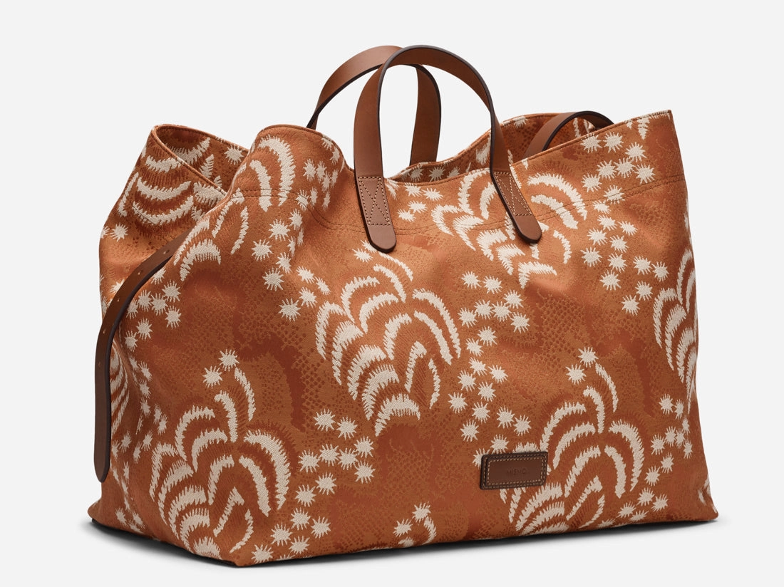 M/S Haven - Palm Jacquard/Cuoio Stylish Practicality