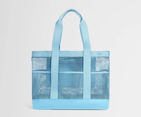 Beach Tote in Seaside Blue Outdoor Ready Weekend Look