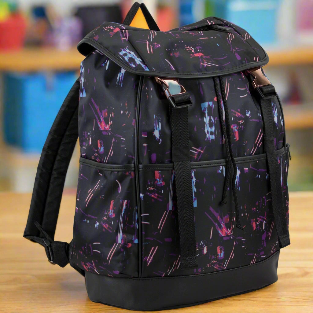 Lightweight Bag Urban Organizer Bag City Backpack With Double Rose Gold Buckles