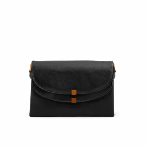 Luxury Detail Black Women Formal Shoulder Bag P36364
