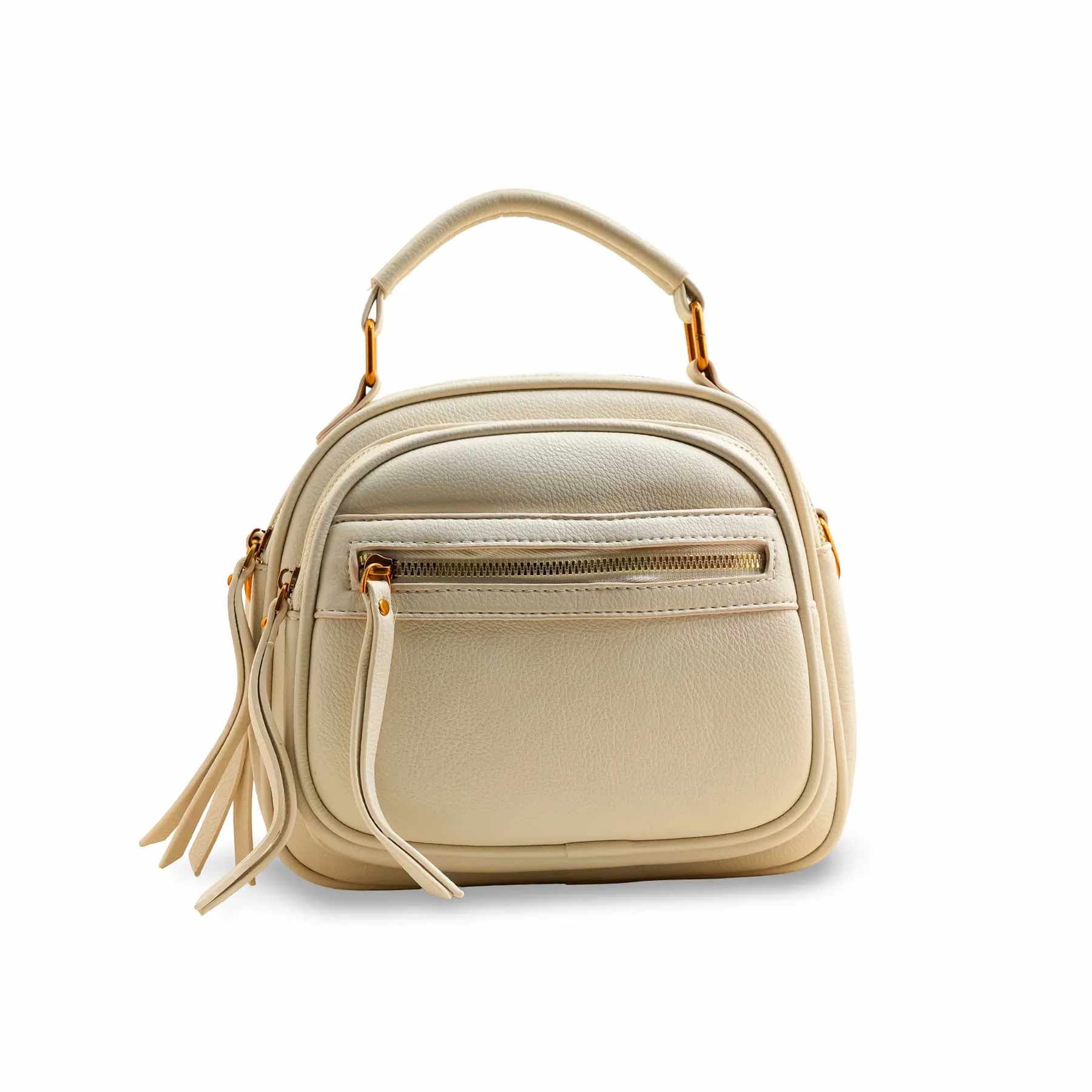 Chic Touch Sleek Shape Beige Casual Shoulder Bag P36391
