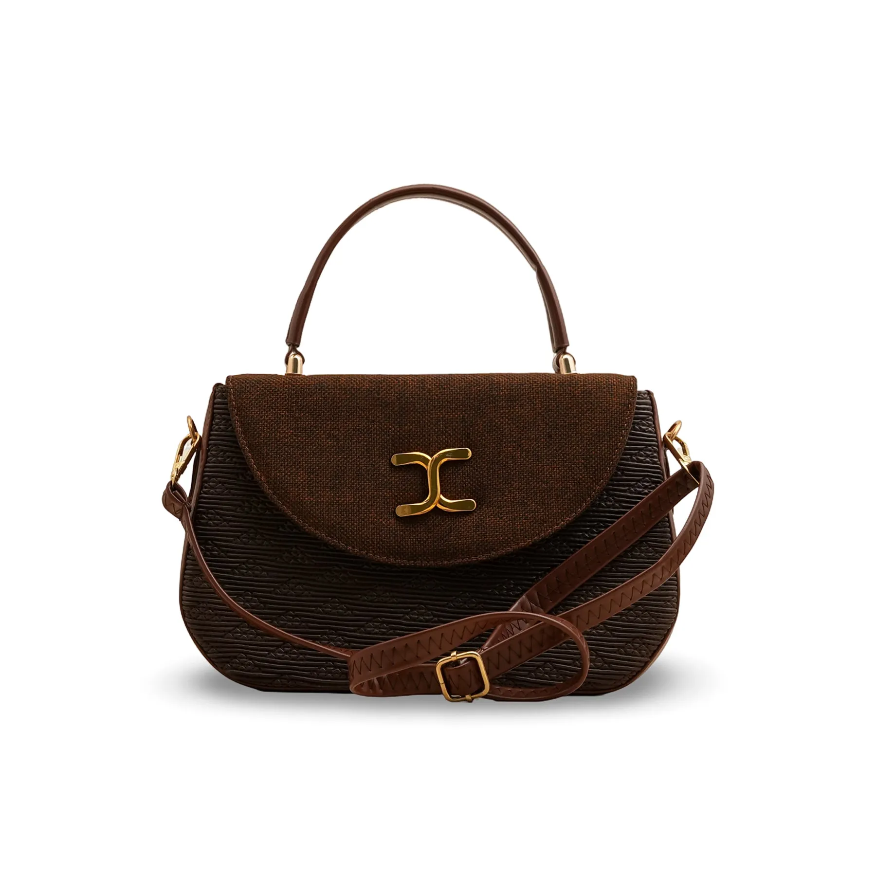 Daily Comfort Coffee Women Formal Shoulder Bag P55806