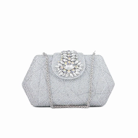 Smart Design Silver Fancy Clutch P24202