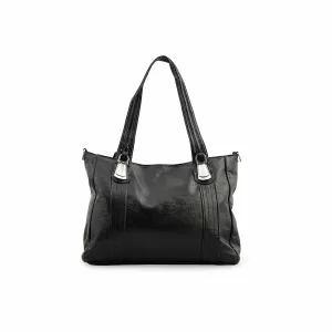 Black Women Formal Shoulder Bag P36345 Sleek Shoulder
