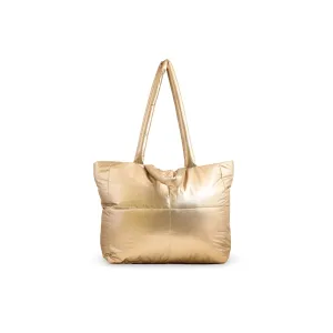 Beige Formal Shoulder Bag P36316 Modern Detail Soft Outline