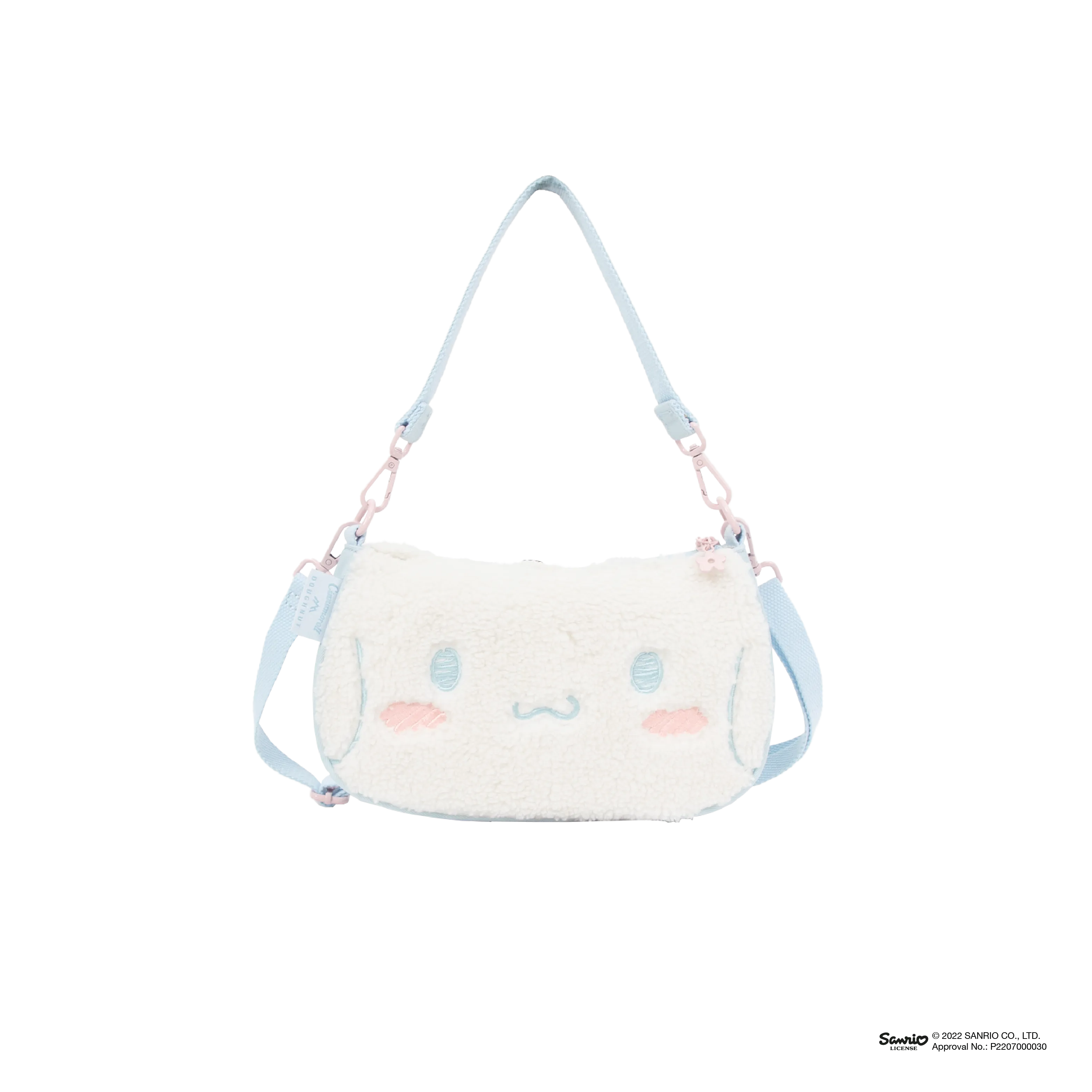 Functional Portability Street Style Priestess Doughnut x Cinnamoroll Series Crossbody Bag