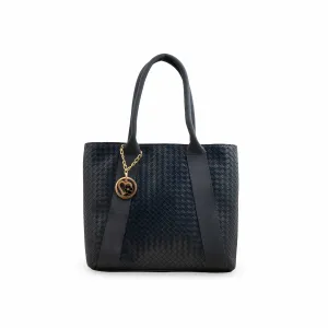 Waterproof Fabric Minimal Look Blue Casual Shoulder Bag For Ladies P56322