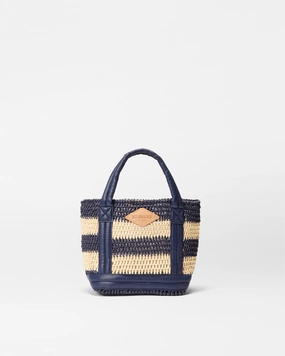 Functional Piece Stylish Detail Dawn/Natural Stripe Crochet Mini Crochet Tote