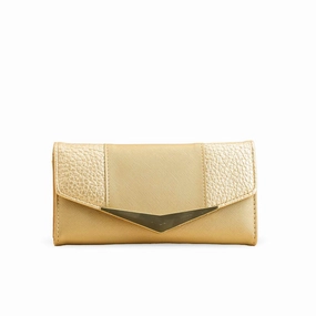 Outdoor Essential Golden Casual Wallet For Women P70978