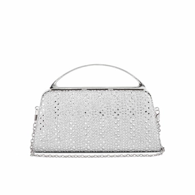 Adventure Utility Functional Comfortability Silver Fancy Clutch P24188