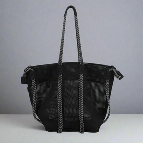 Stylish Work Bag Everyday Mode Bodhi Posh Mesh Tote
