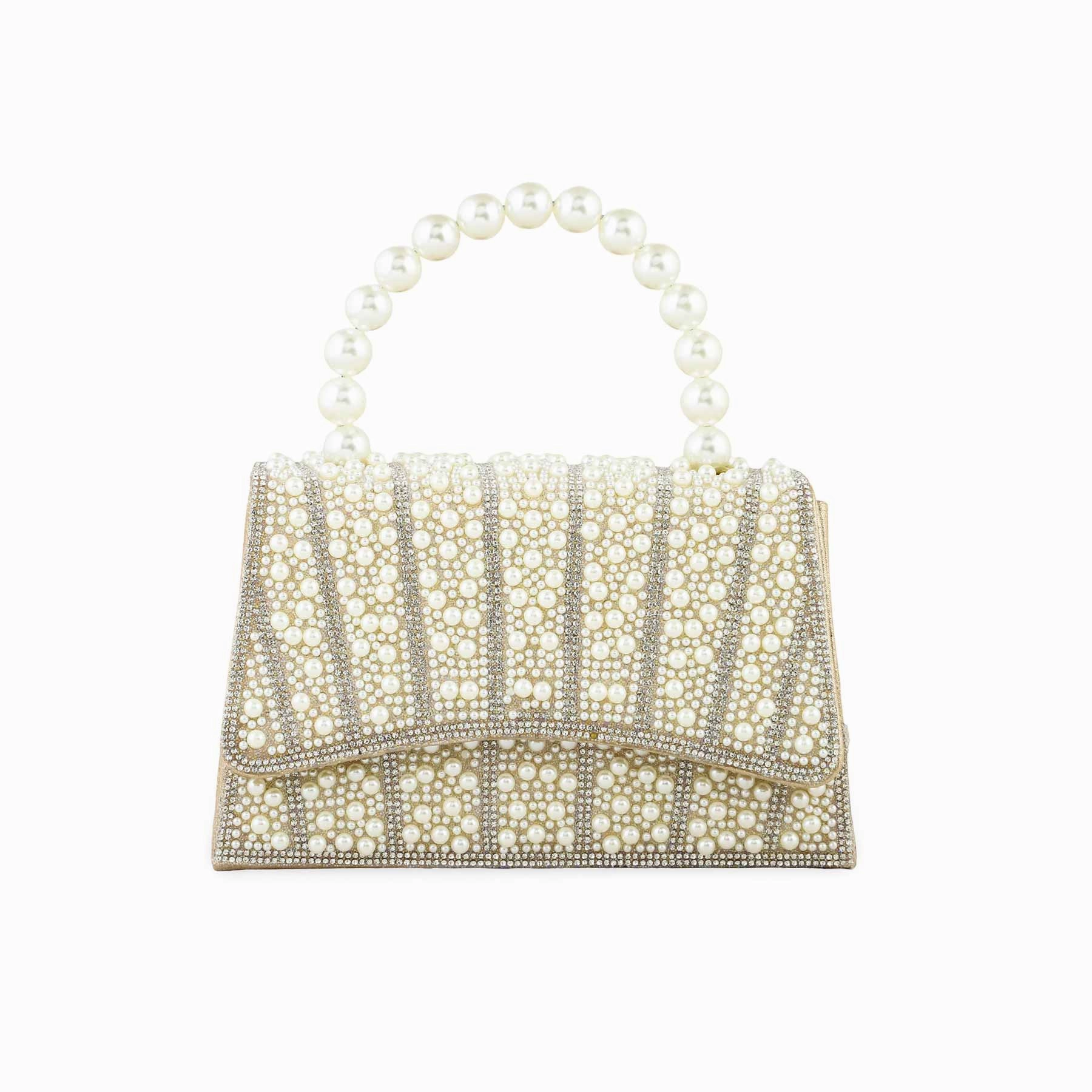 Sporty Look Urban Utility Beige Bridal Clutch P24367