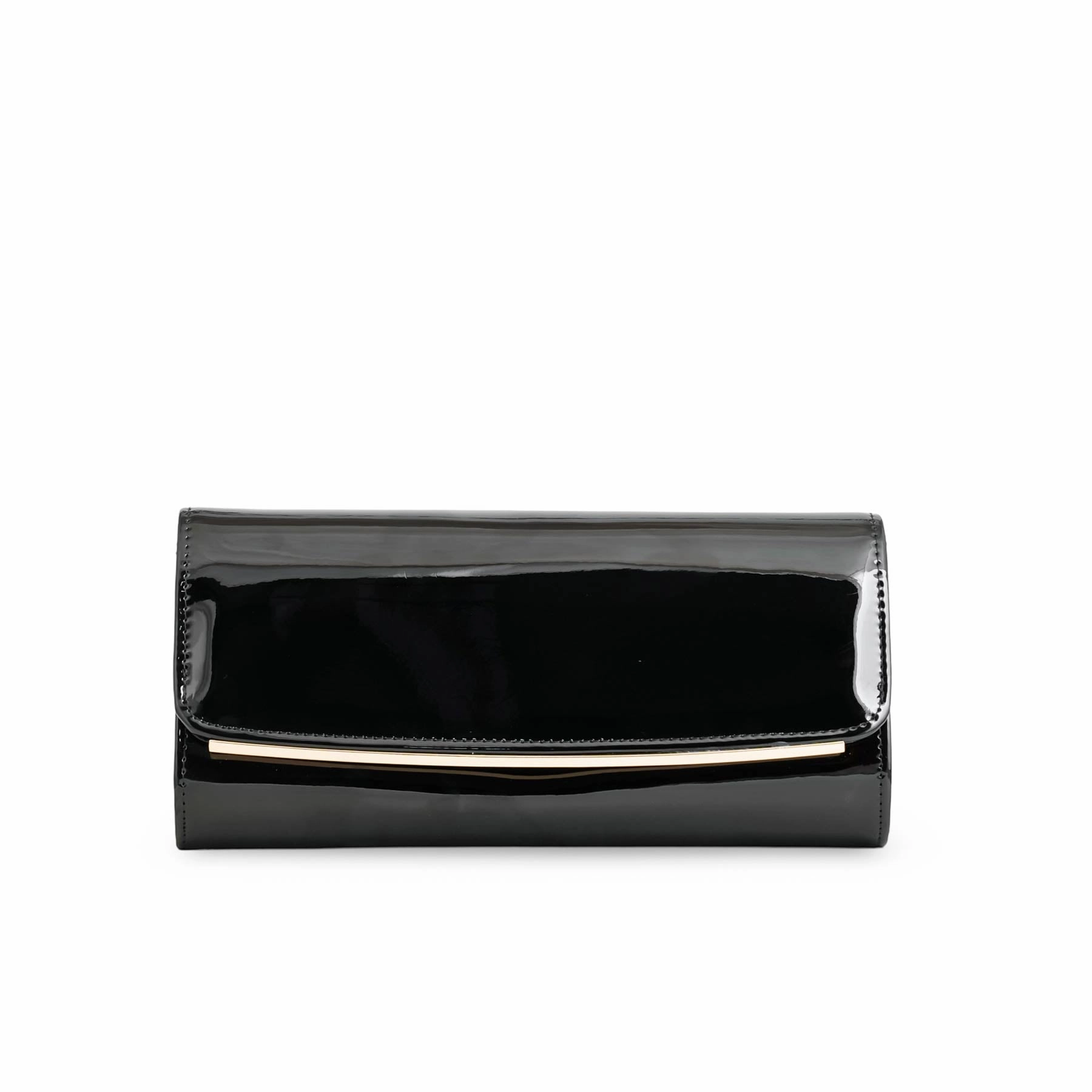 Black Formal Clutch P24208 Compact Utility Compact Essential