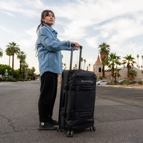 Split 4 Wheel Roller Bag 87L - Black Practical Bag