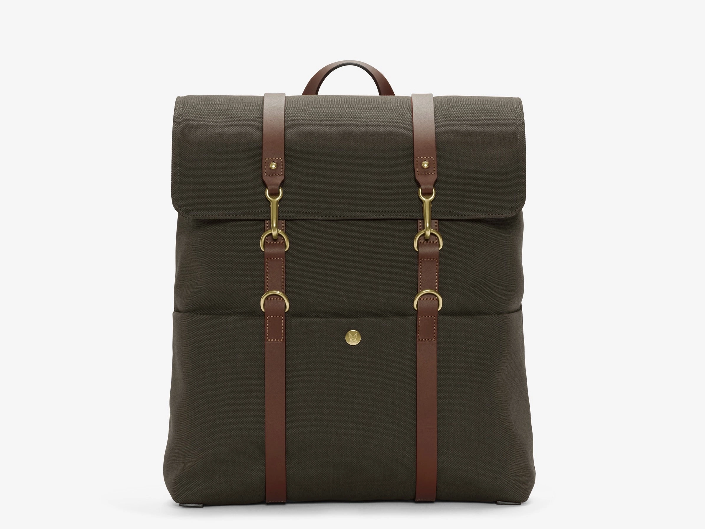 M/S Backpack ?C Army/Cuoio Modern Look