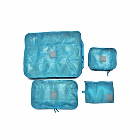 All-Weather Ready CONCISE Clothes Case 4pcs Set - Blue  (196g)