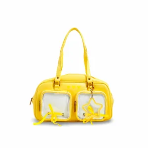 Urban Movement Trendy Piece Yellow Women Formal Shoulder Bag P36233