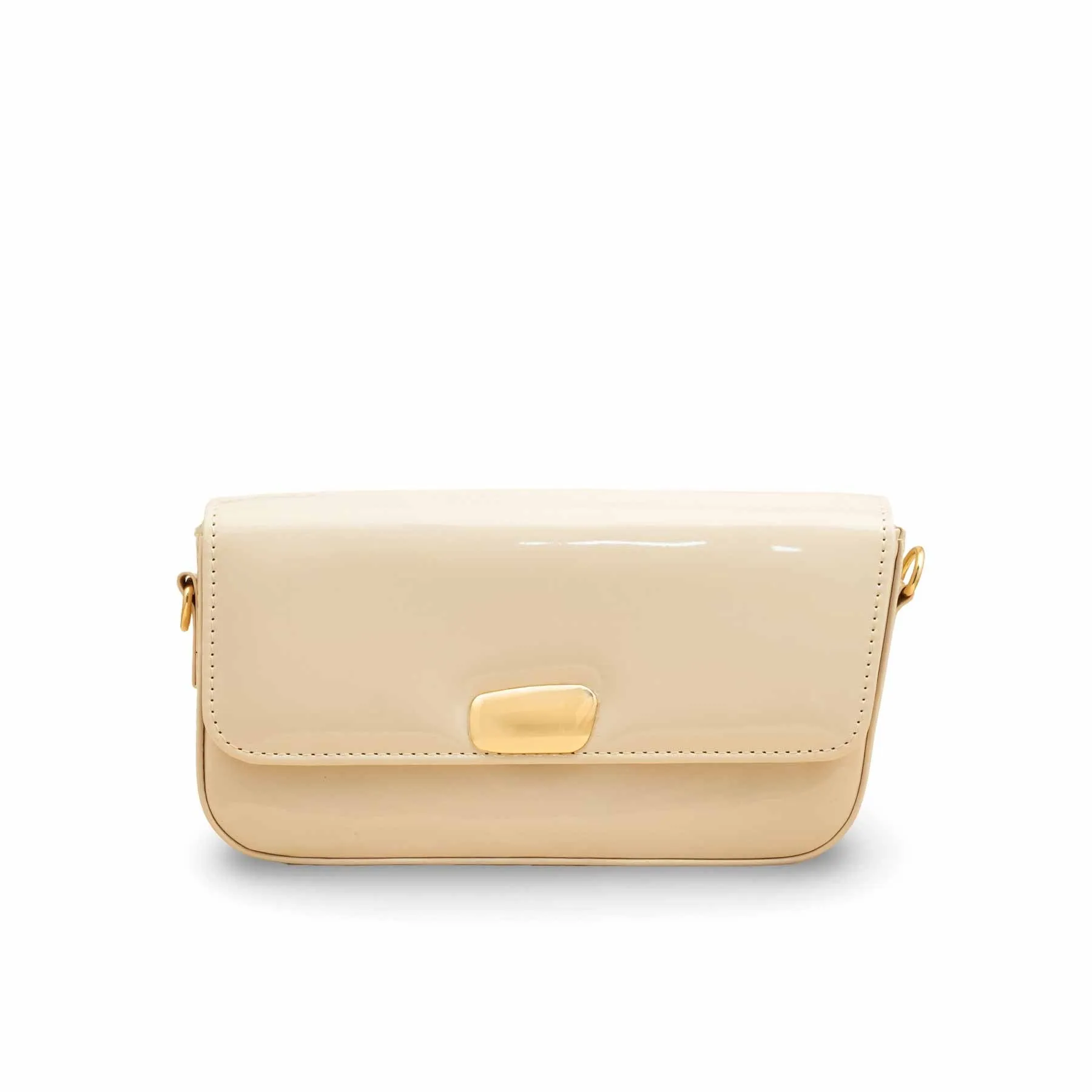 Cream Casual Shoulder Bag For Women P56269 Minimal Edge