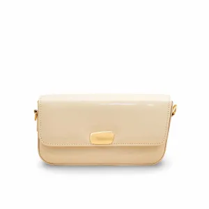 Cream Casual Shoulder Bag For Women P56269 Minimal Edge