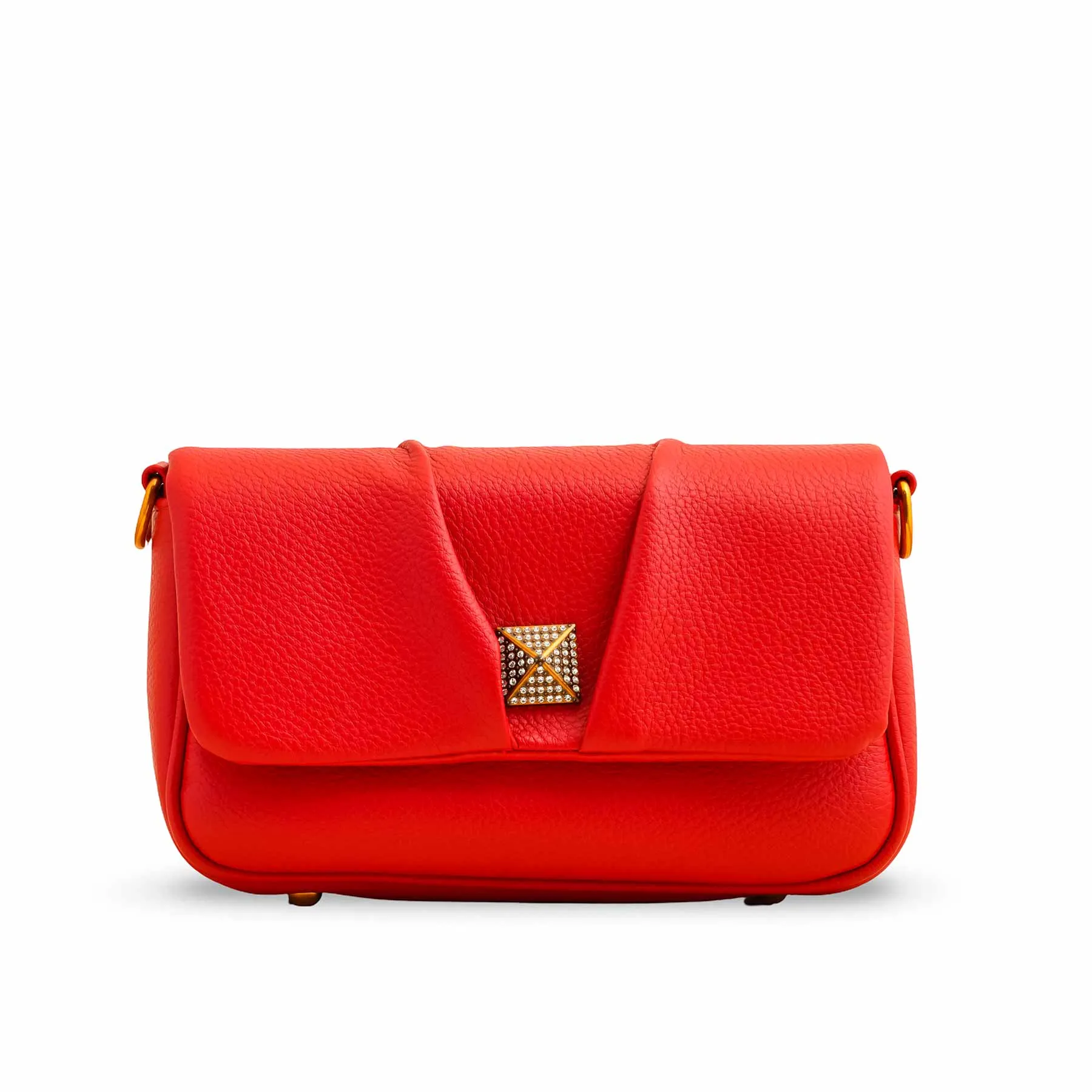 Red Women Formal Shoulder Bag P36375 Work Essential