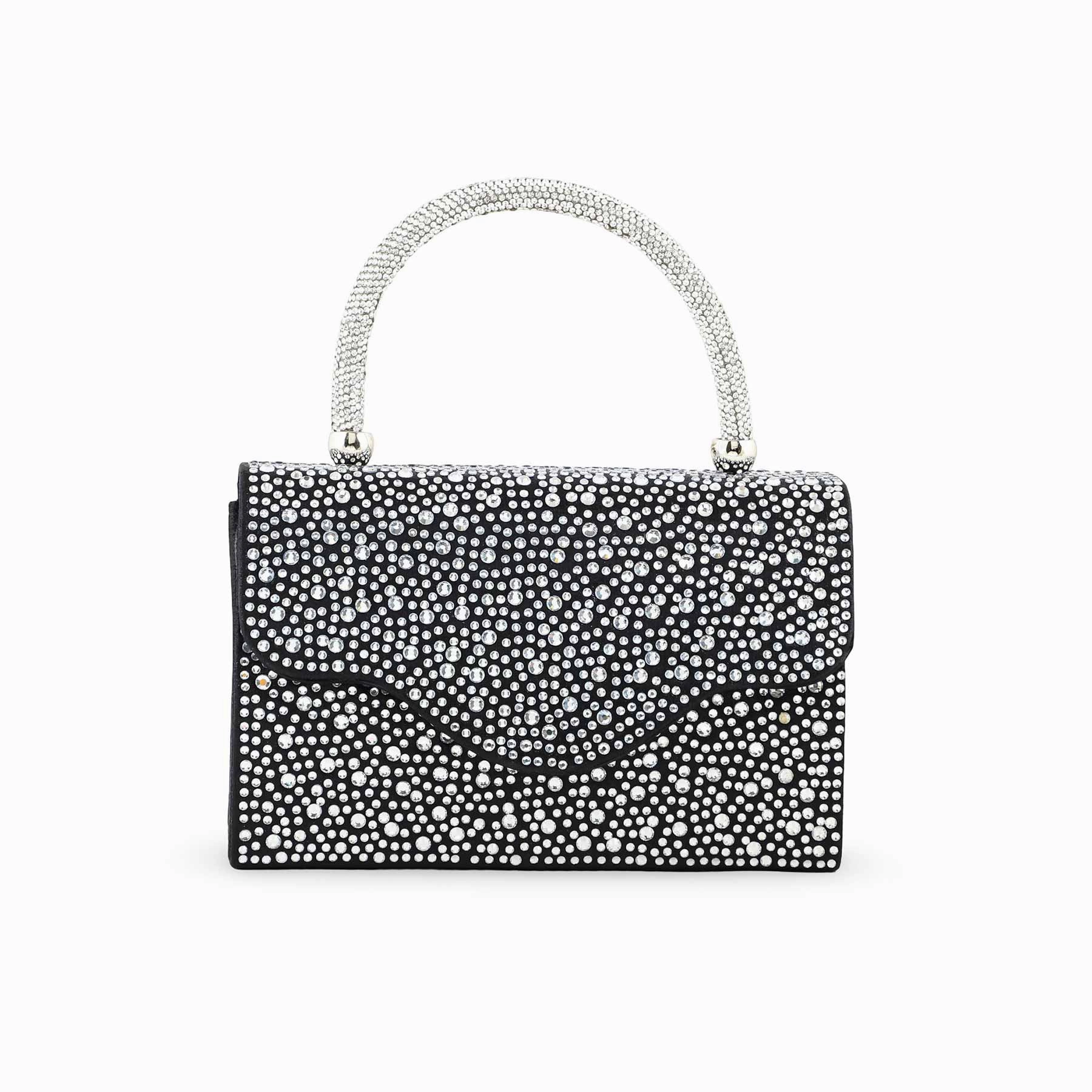 Black Bridal Clutch P24371 Reusable Lifestyle Bag Classic Mood