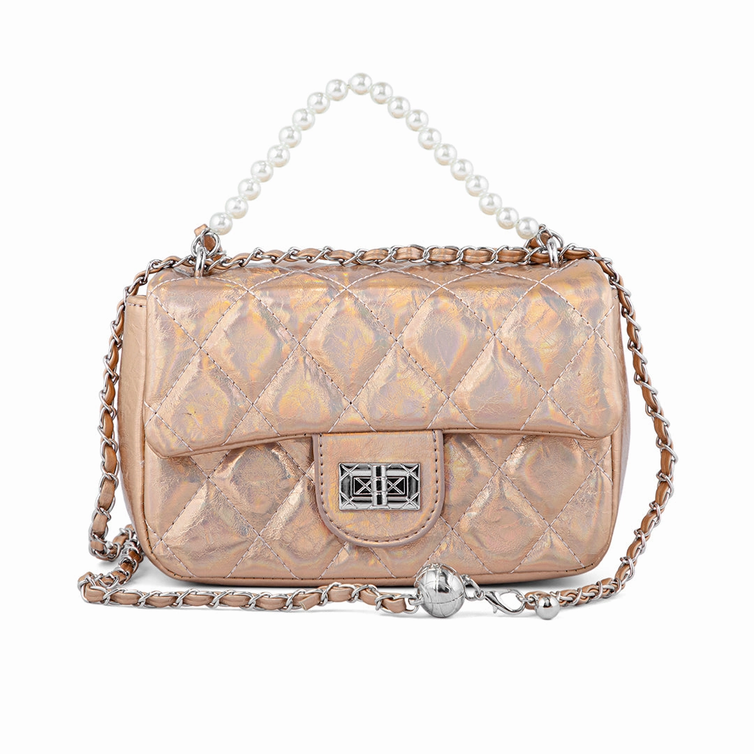 Stylish Everyday Gear Champagne Formal Clutch P24128