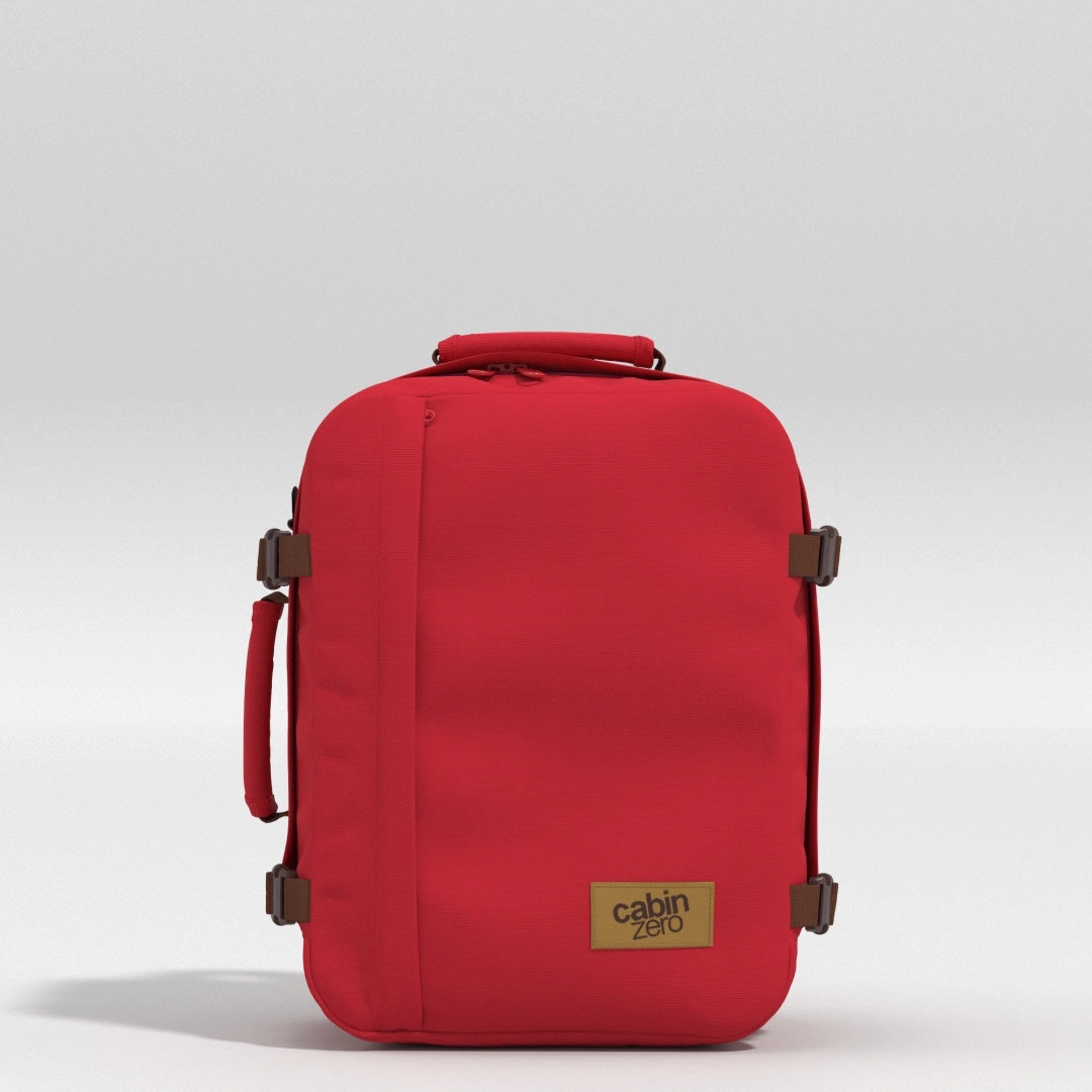 Classic Cabin Backpack 28L London Red Extra Shape Compact and Efficient