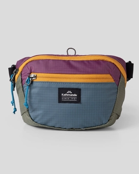 Reinforced Handles Pack&Go Pouch - Washed Blue/Washed Berry