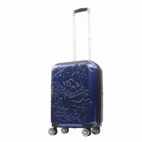 Flexible Handle Disney Stitch Surfing 8 Wheel Hardside 22.5" Carry-On Luggage